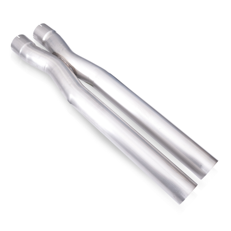 Stainless Works 3in X-Pipe (Parallel) w/ 4.125in Center-to-Center - 3in ID Expanded Inlets - Image 3