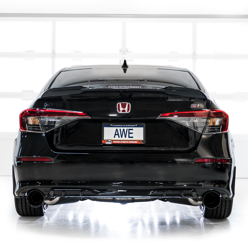 AWE Tuning 22+ Honda Civic Si/Acura Integra Touring Edition Catback Exhaust - Dual Diamond Black Tip - Image 8
