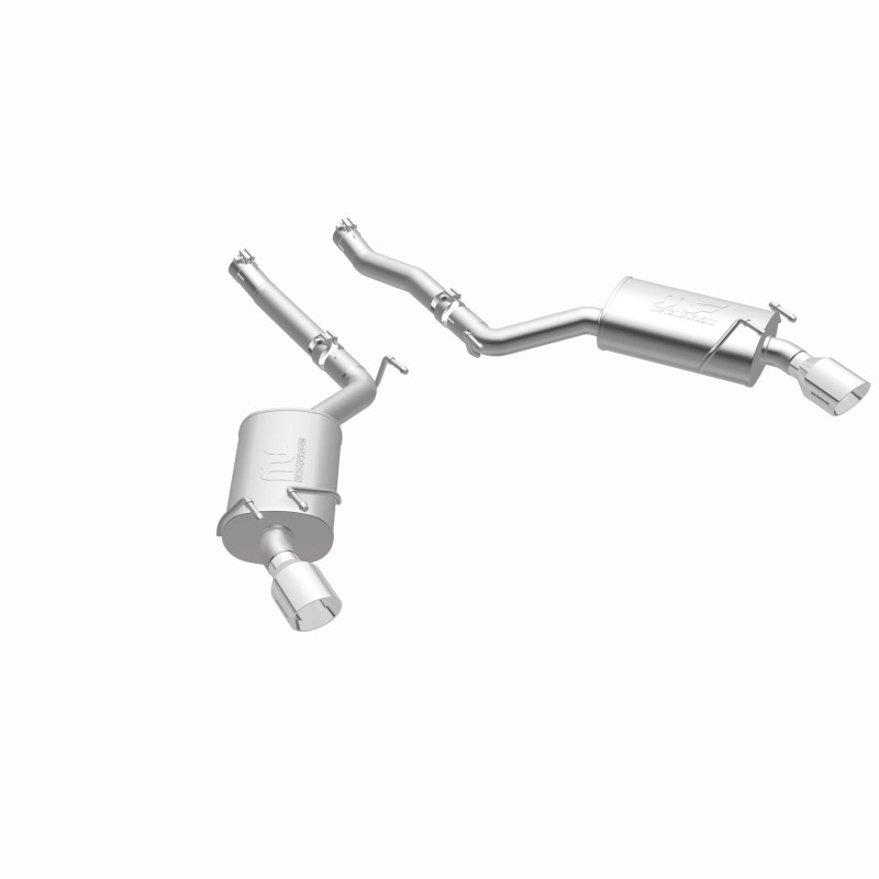 MagnaFlow Axle-Back Stainless Dual Split 4in Polished Tips 10-15 Chevrolet Camaro Convert. 3.6L V6 - Image 5