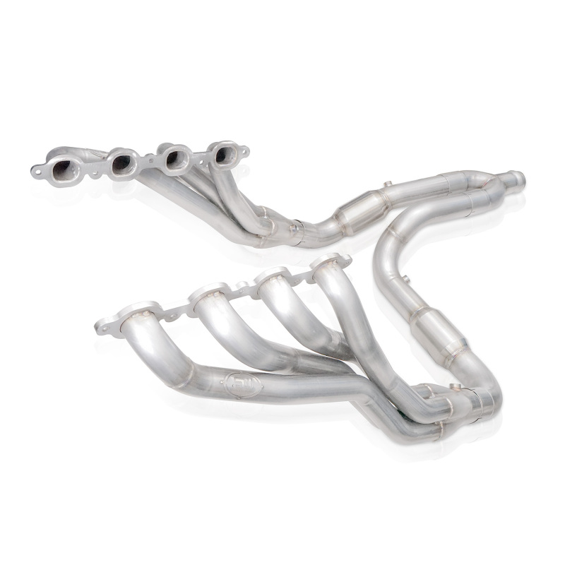 Stainless Works 15-19 Chevrolet Tahoe Headers 5.3L 1-7/8in Primaries High-Flow Cats 3in Leads Y-Pipe - Image 6