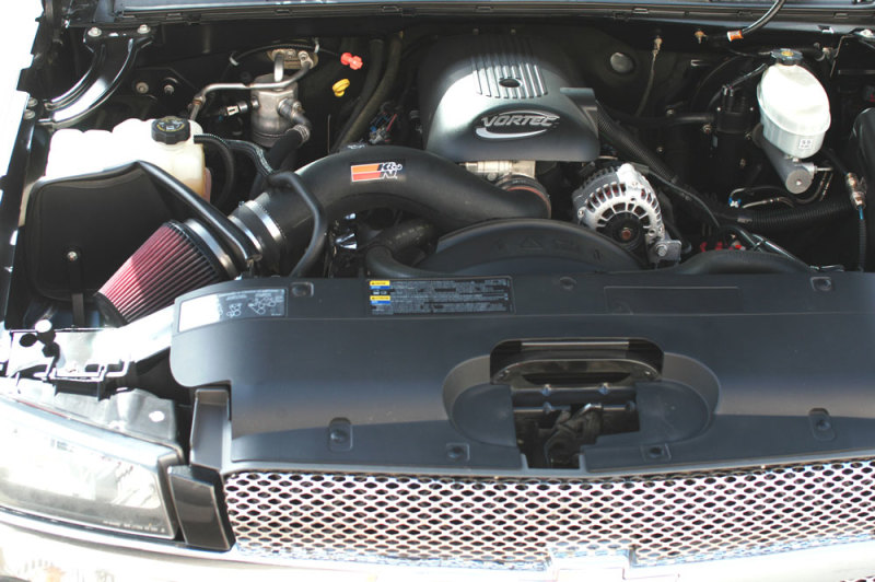 K&N 99-04 Chevy Silverado V8-4.8L/5.3L Performance Intake Kit - Image 3