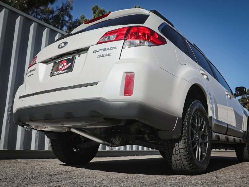 aFe POWER Takeda 2.25 to 2.5in 304SS Cat-Back Exhaust 10-14 Subaru Outback H4-2.5L - Image 5