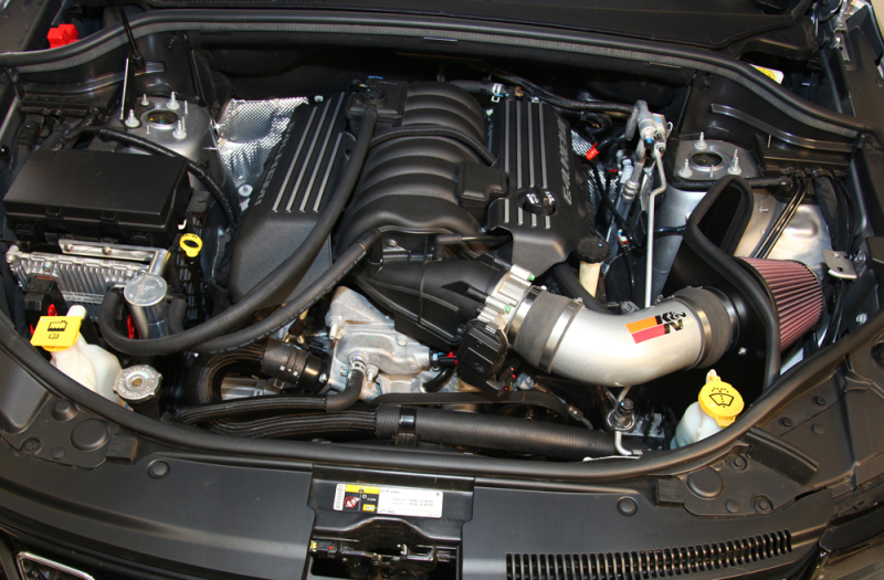 K&N 12-15 Jeep Grand Cherokee SRT 8 6.4L V8 High Flow Performance Intake Kit - Image 5