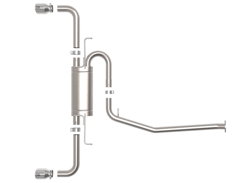 aFe Power 19-21 Toyota RAV4 L4-2.5L Takeda 304 SS Cat-Back Exhaust w/ Polished Tip - Image 2