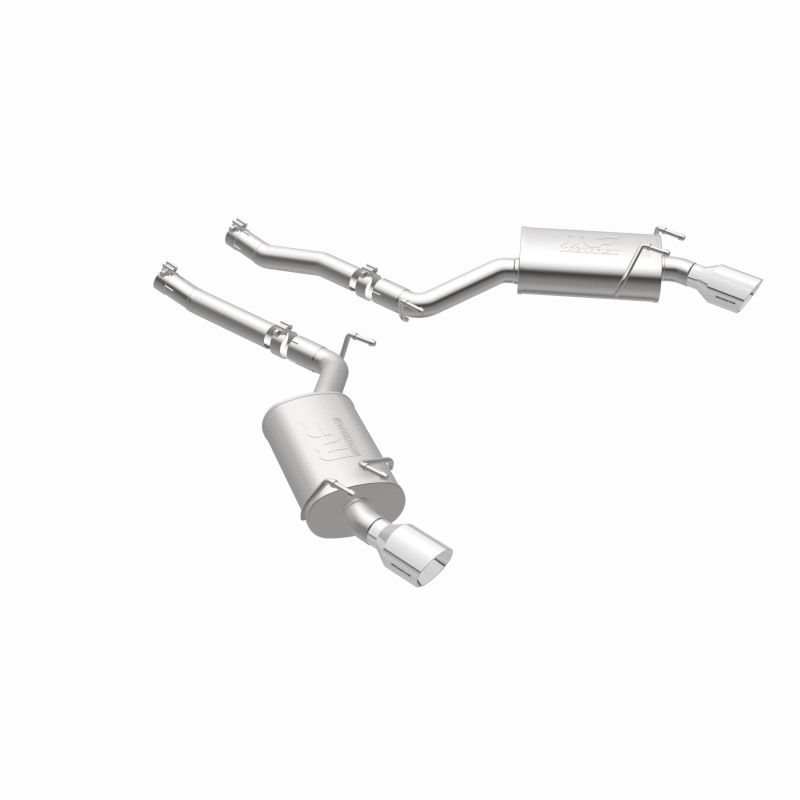MagnaFlow Axle-Back Stainless Dual Split 4in Polished Tips 10-15 Chevrolet Camaro Convert. 3.6L V6 - Image 10