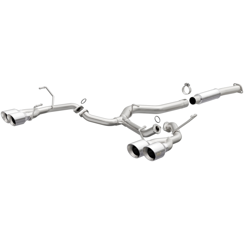 MagnaFlow SYS Cat-Back 15-17 Subaru WRX Sti 2.5L Polished 3in Tips - Image 2