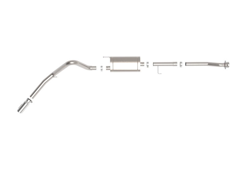 aFe Apollo GT 3in 409 SS Cat-Back Exhaust 2021 Ford F-150 V6 2.7L/3.5L (tt)/V8 5.0L w/ Polished Tips - Image 3