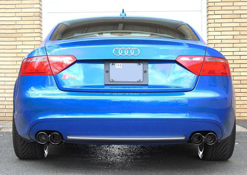 AWE Tuning Audi B8 S5 4.2L Track Edition Exhaust System - Polished Silver Tips - Image 2