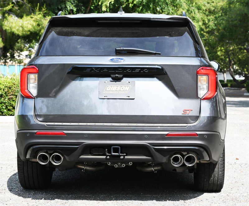 Gibson 20-21 Ford Explorer ST / Lincoln Aviator 3.0L 2.25in Axle-Back Dual Exhaust - Stainless - Image 6