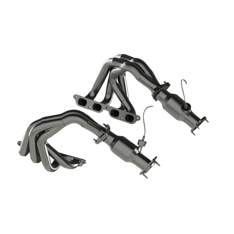 Kooks 22+ Chevrolet C8 Corvette Z06 LT6 SS Tri-Y Headers w/ GREEN Cats w/ Heat Blankets - Image 7