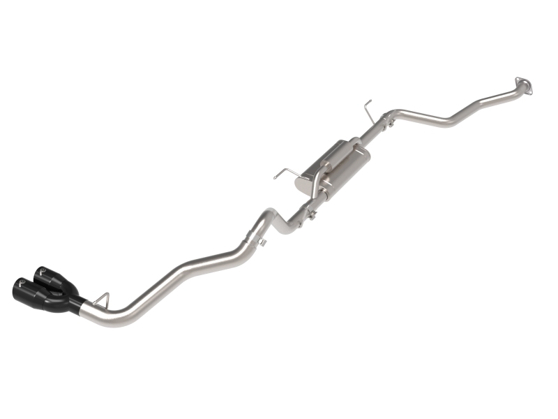 aFe 24-25 Toyota Tacoma L4-2.4L (t) Vulcan Series 2.5in to 3in Cat-Back w/ Black Tip