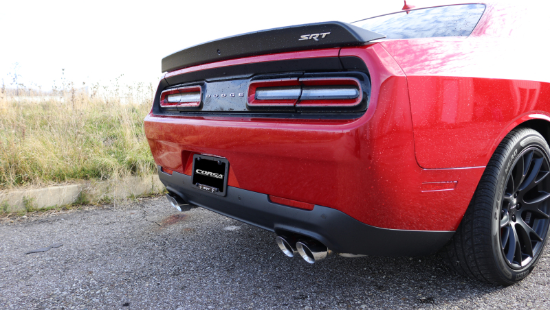 Corsa 2015-2023 Dodge Challenger Hellcat Dual Rear Exit Extreme Exhaust w/ 3.5in Polished Tips - Image 3
