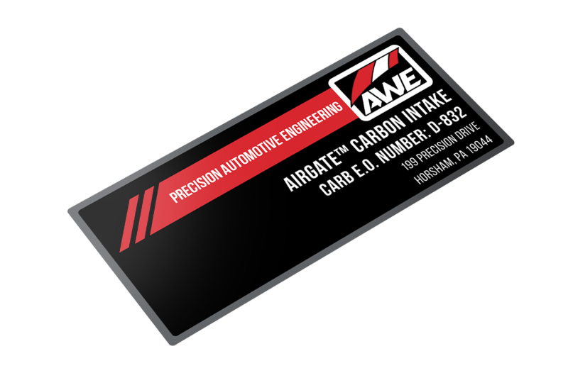 AWE Tuning Audi / Volkswagen MQB 1.8T/2.0T/Golf R Carbon Fiber AirGate Intake w/o Lid - Image 3