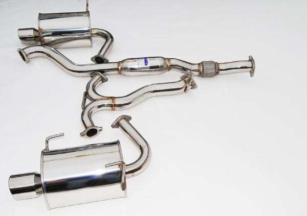 Invidia 08-09 WRX Sedan Q300 Dual Stainless Steel Tip Cat-back Exhaust - Image 2