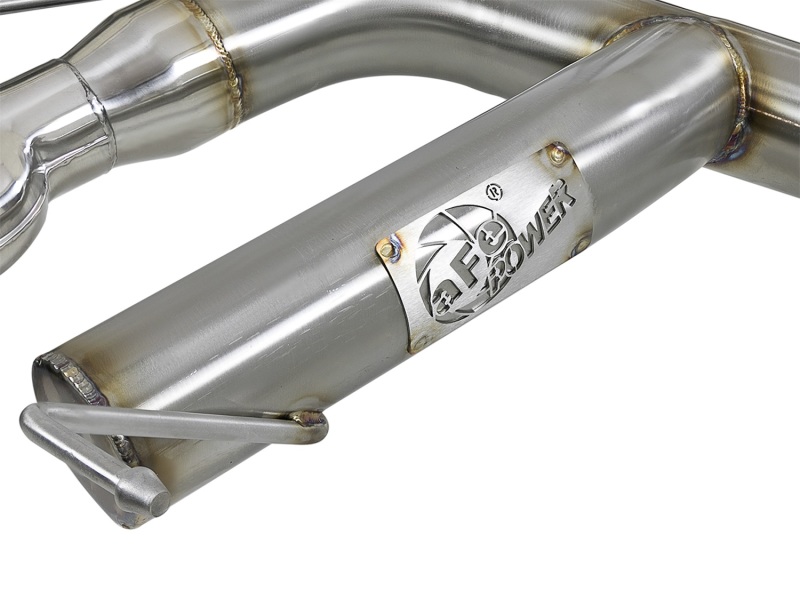 aFe MACHForce XP 08-13 BMW 135i L6-2.0L N54/N55 3in. 304 SS Axle-Back Exhaust w/Polished Tips - Image 5