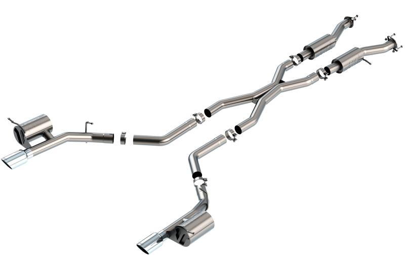 Borla 2021+ Dodge Durango SRT Hellcat 6.2L V8 AWD S-Type Cat-Back Exhaust System - T-304SS - Image 5