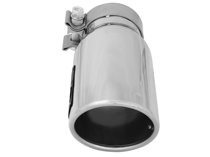 aFe MACH Force-Xp 3in Inlet x 4in Outlet x 9in Length 304 Stainless Steel Exhaust Tip Polished - Image 3