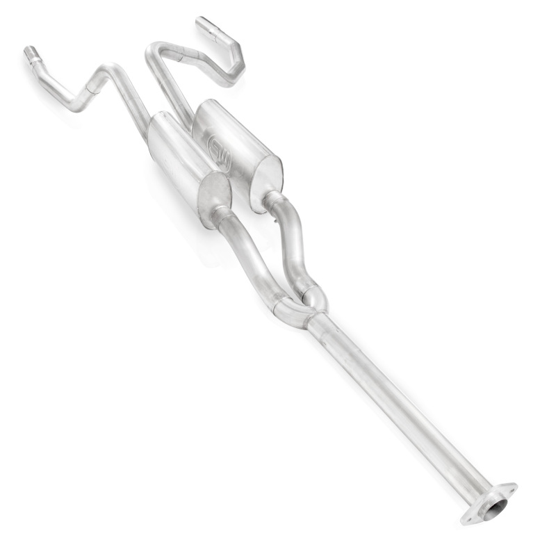 Stainless Works 2011-14 F-150 5.0L 3in Exhaust Y-Pipe S-Tube Mufflers Under Bumper Exit - Image 2