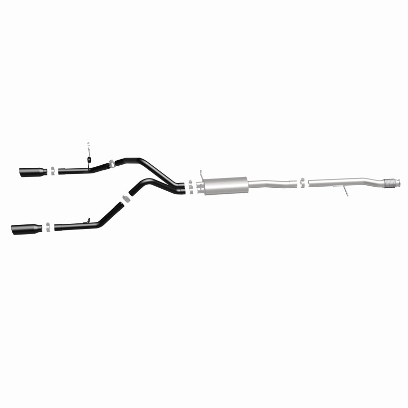 MagnaFlow SYS Cat-Back 4in Black Dual Split Rear Tips 14-15 Chevy Silverado/GMC Sierra 4.3L-5.3L - Image 7