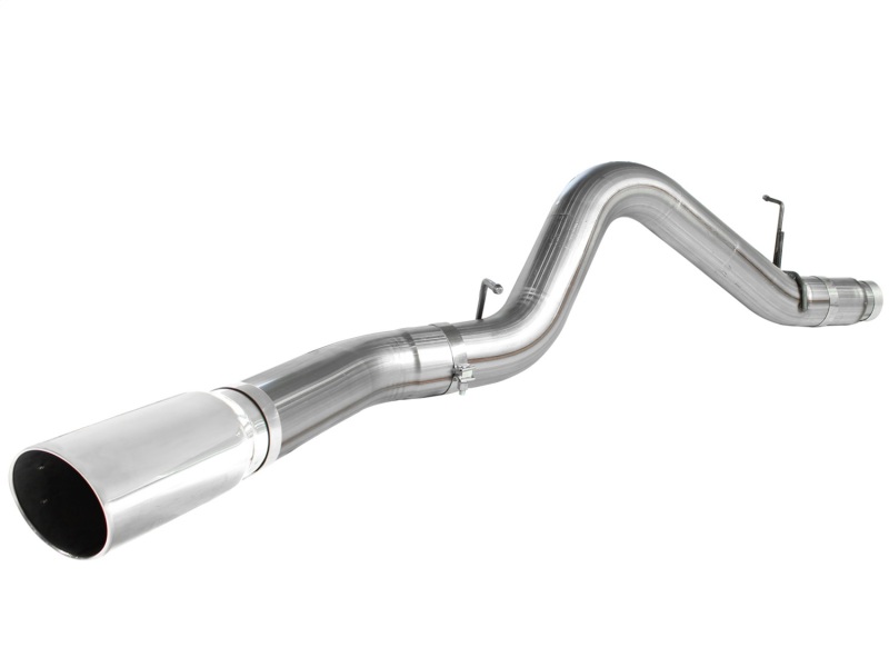 aFe MACHForce XP Exhaust 5in DPF-Back SS 11-13 GM Diesel Trucks V8-6.6L (td) (LML) (Pol Tip) - Image 3