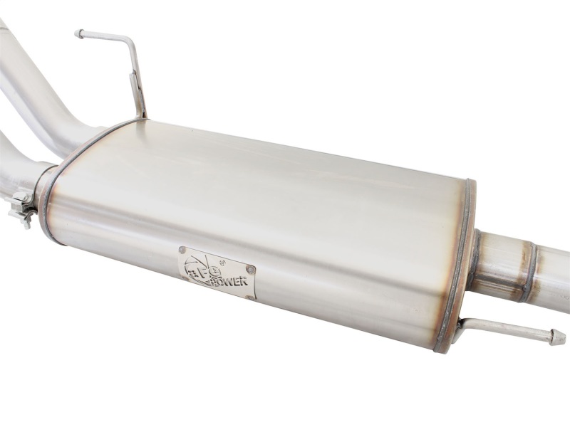 aFe MACHForce XP Exhaust 3in SS Dual Side Exit CB w/ Black Tips 15 Ford F150 Ecoboost V6-2.7L/3.5L - Image 3