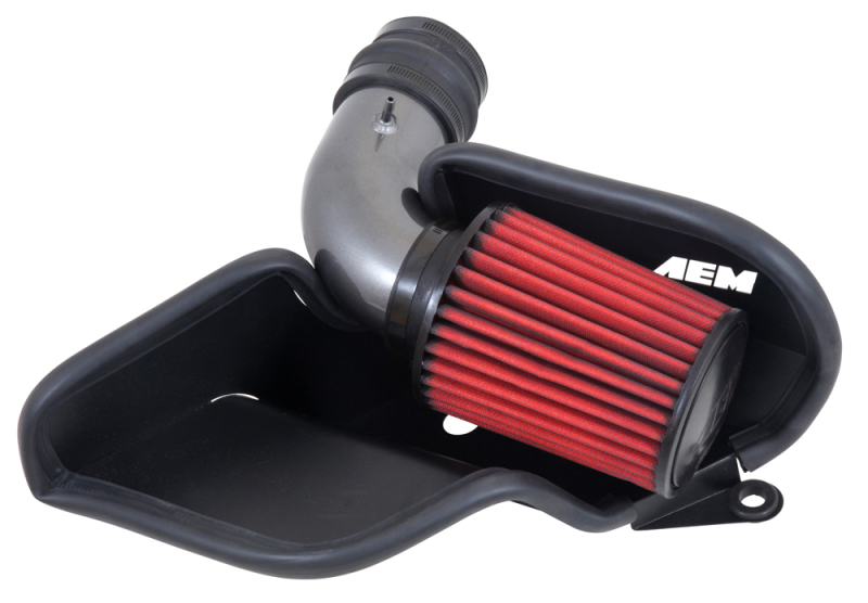 AEM 11-14 Volkswagen Jetta 2.0L L4 - Cold Air Intake System - Gunmetal Gray - Image 2