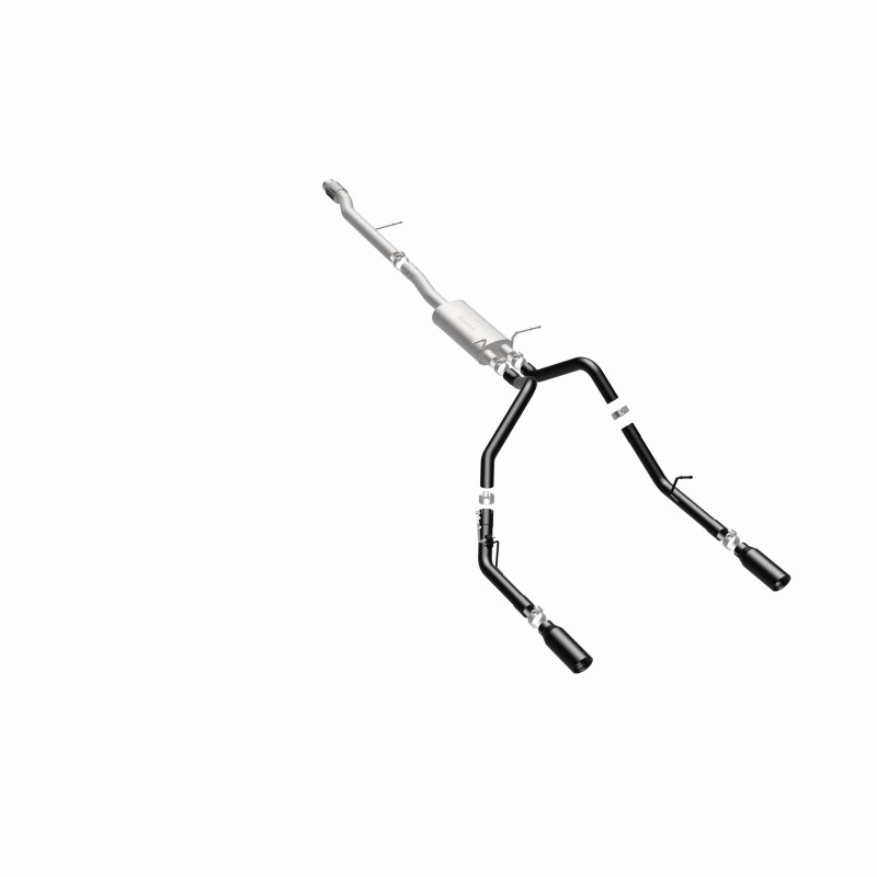 MagnaFlow SYS Cat-Back 4in Black Dual Split Rear Tips 14-15 Chevy Silverado/GMC Sierra 4.3L-5.3L - Image 8