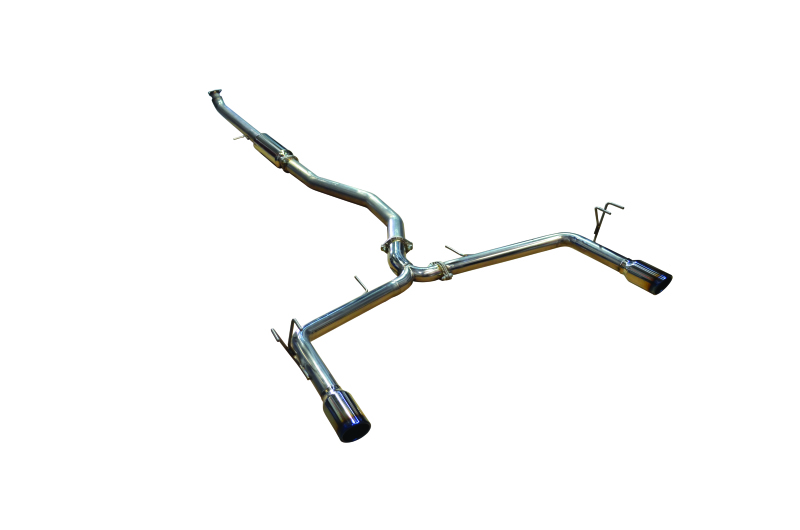 Injen 16-20 Honda Civic 1.5L Turbo 4Cyl (Sedan) 63mm SS Cat-Back Exhaust w/ Dual Burnt Titanium Tips - Image 2