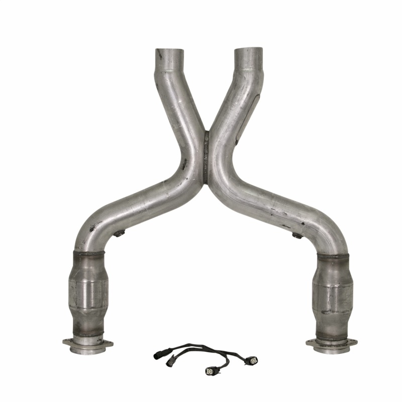 BBK 11-14 Mustang 5.0 Short Mid X Pipe With Catalytic Converters 3.0 For BBK Long Tube Headers - Image 3