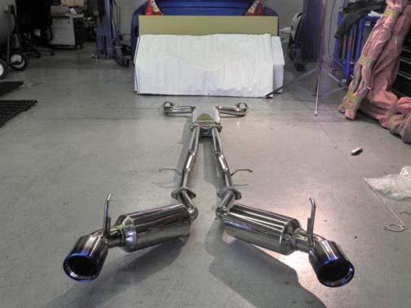 Injen 09-20 Nissan 370Z Dual 60mm SS Cat-Back Exhaust w/ Built In Resonated X-Pipe - Image 4