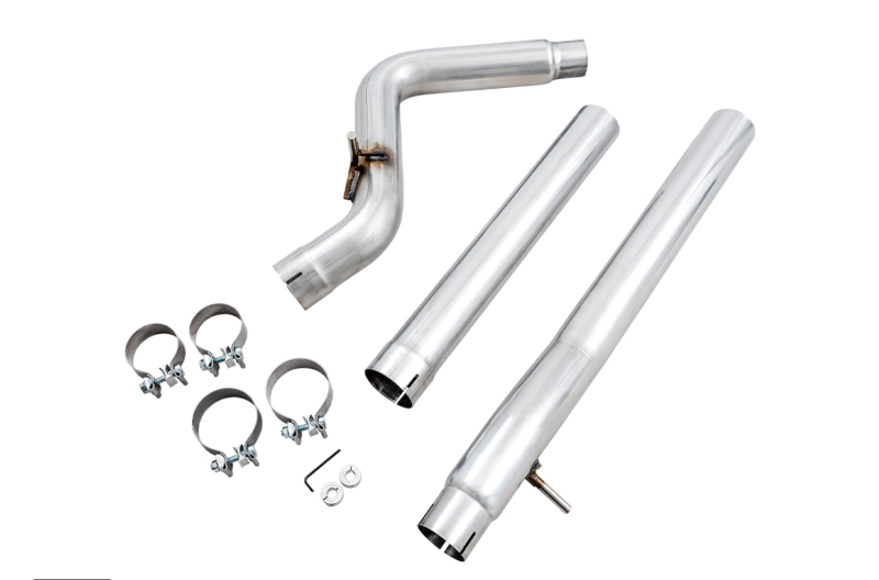 AWE Tuning 07-18 Jeep Wrangler JK/JKU 3.6L Non-Resonated Mid Pipe - Image 2