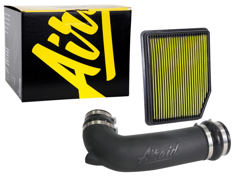 Airaid 19-20 Chevrolet Silverado 1500 V6-4.3L Jr Intake Kit - Oiled / Yellow Media - Image 4
