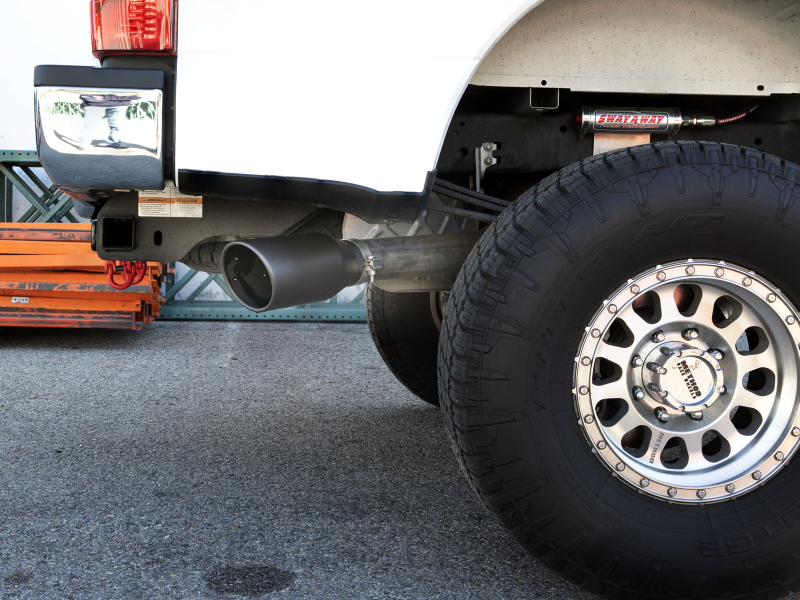aFe MACHForce XP 4in Cat-Back SS-409 Exhaust w/ Black Tips 2017 Ford Super Duty F-250/F-350 V8-6.2L - Image 6