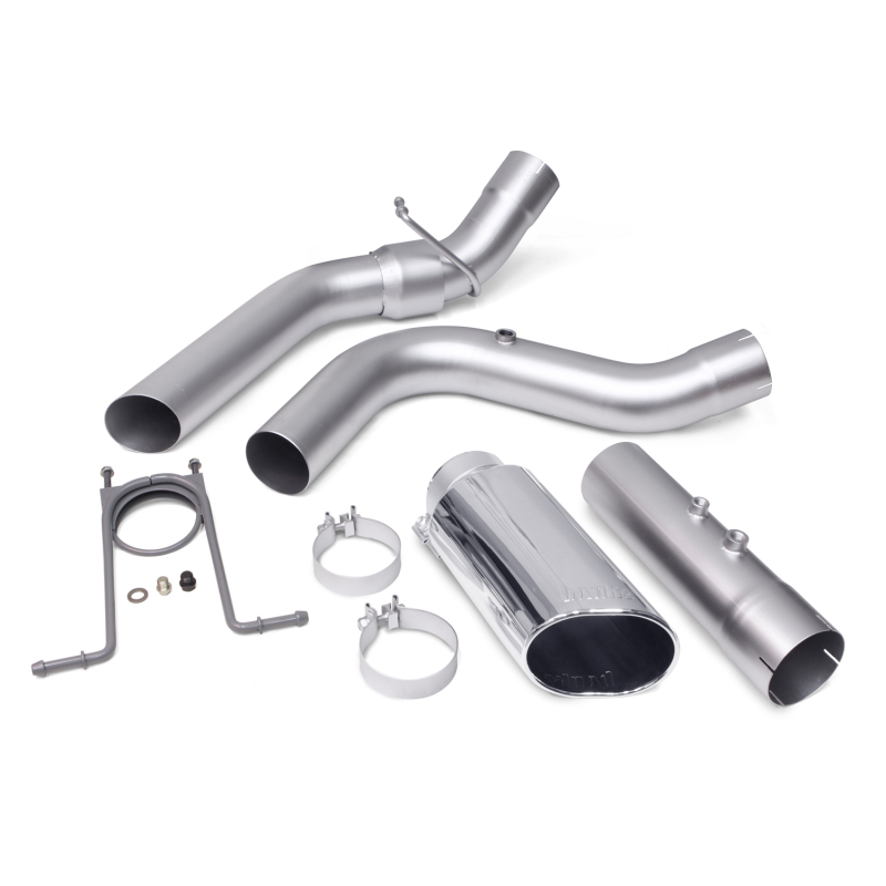 Banks Power 17+ GM Duramax L5P 2500/3500 Monster Exhaust System - SS Single Exhaust w/ Chrome Tip - Image 4