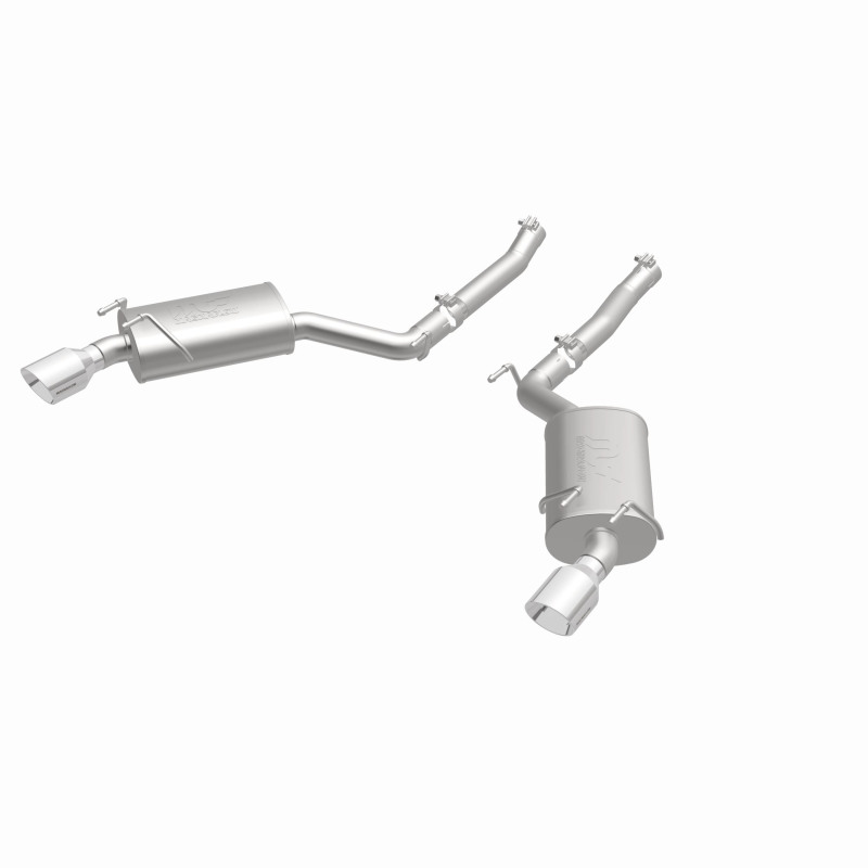 MagnaFlow Axle-Back Stainless Dual Split 4in Polished Tips 10-15 Chevrolet Camaro Convert. 3.6L V6 - Image 9