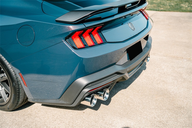 Corsa 24+ Ford Mustang Dark Horse 5.0L 3in Dual Rear Axle-Back w/Twin 4.5in Polish Straight Tips - Image 4