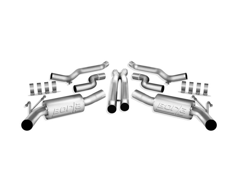 Borla 10-13 Chevy Camaro SS 6.2L V8 ATAK Catback Exhaust Incl. X Pipe works w/GFX Package - Image 9