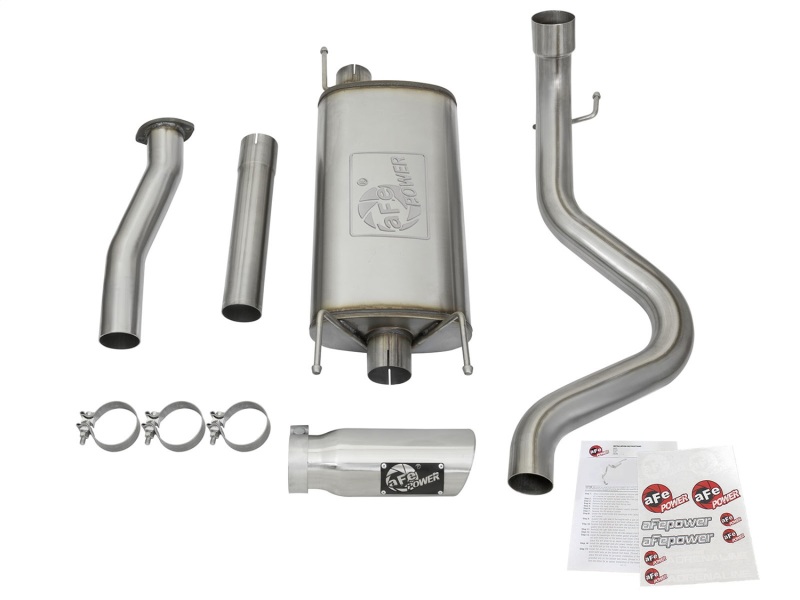 aFe MACHForce XP Cat-Back SS Exhaust w/ Polished Tips 16 Toyota Tacoma V6-3.5L - Image 5