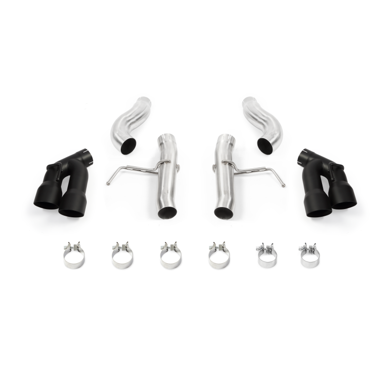 Mishimoto 2016+ Chevrolet Camaro 2.0T Quad-Tip Race Axle-Back Exhaust w/ Black Tips - Image 3