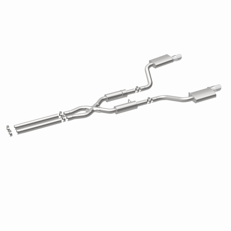 MagnaFlow 11-12 Dodge Charger SRT-8 Hemi Dual Split Rear Exit Stainless Cat-Back Performance Exhaust - Image 5