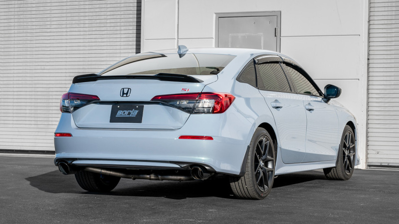 Borla 2023 Integra/22-23 Civic Si 1.5L 4 CYL. MT FWD 4DR 2.50in S-Type Catback Exhaust Black Chrome - Image 7