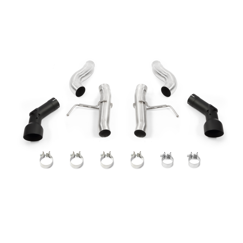 Mishimoto 2016+ Chevrolet Camaro 2.0T Dual-Tip Race Axle-Back Exhaust w/ Black Tips - Image 3