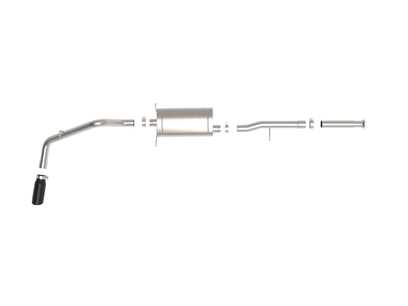 aFe Apollo GT Series Cat-Back Exhaust System GM Trucks 09-18 V6-4.3L/V8-4.8/5.3L- Black Tip - Image 2