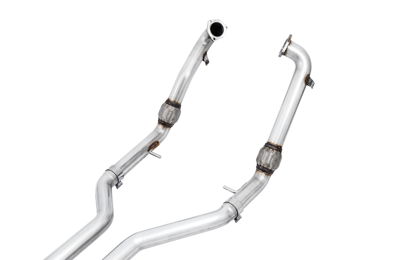 AWE Tuning Audi B9 S4 SwitchPath Exhaust - Non-Resonated (Silver 102mm Tips) - Image 2