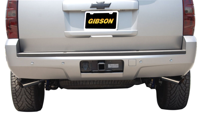 Gibson 10-14 Chevrolet Tahoe LS 5.3L 2.25in Cat-Back Dual Extreme Exhaust - Stainless - Image 2