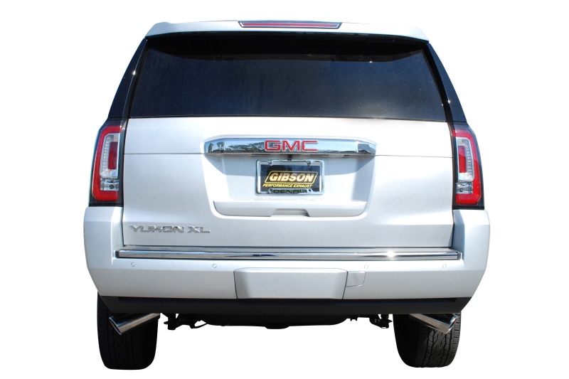 Gibson 14-19 Cadillac Escalade ESV Base 6.2L 3.5in/2.25in Cat-Back Dual Extreme Exhaust - Stainless - Image 2