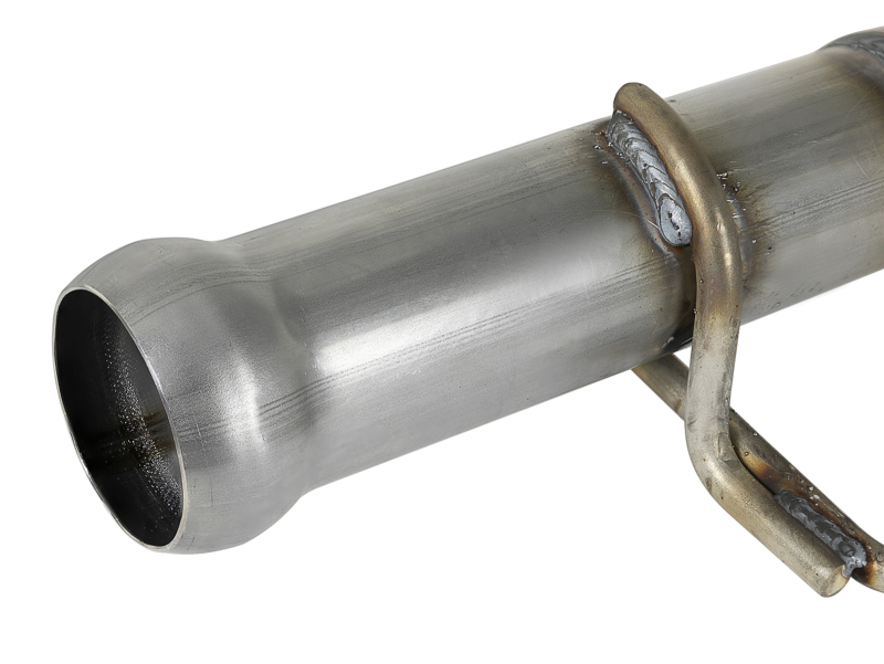 aFe POWER Twisted Steel Y-Pipe 2-1/4in 409 SS Exhaust System 2018 Jeep Wrangler (JL) V6-3.6L - Image 4