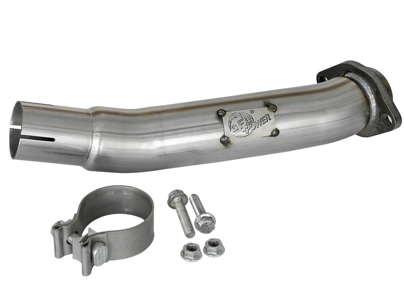 aFe Twisted Steel 2in Stainless Steel Loop Delete Down-Pipe 2018+ Jeep Wrangler (JL) V6 3.6L - Image 6