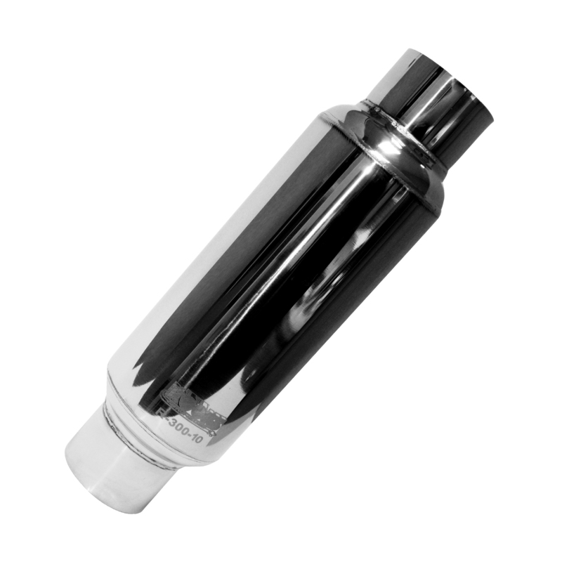 Kooks Universal 3in Round Muffler 10in Long. Pol SS - Image 2