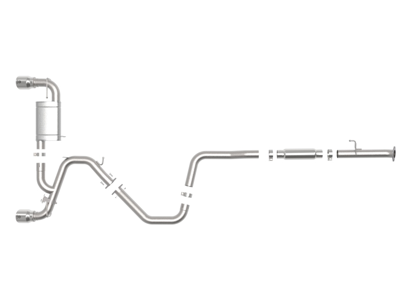 aFe Hyundai Veloster N 21-22 L4-2.0L (t) Takeda Cat-Back Exhaust System- Polished Tips - Image 2